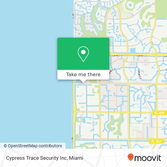 Cypress Trace Security Inc map