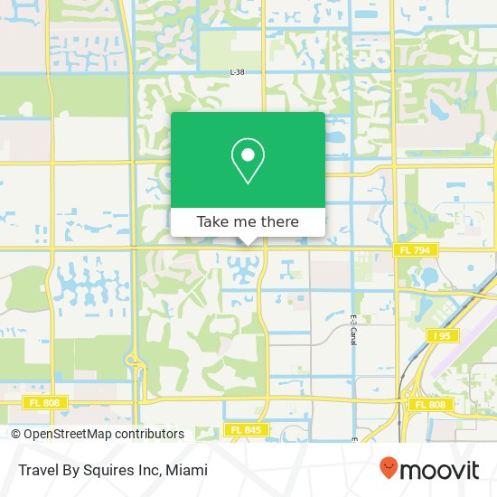 Travel By Squires Inc map