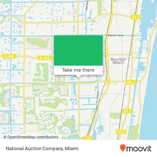 National Auction Company map