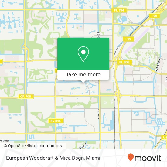 Mapa de European Woodcraft & Mica Dsgn