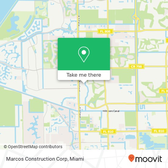 Marcos Construction Corp map