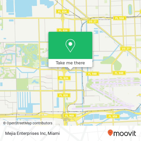 Mejia Enterprises Inc map
