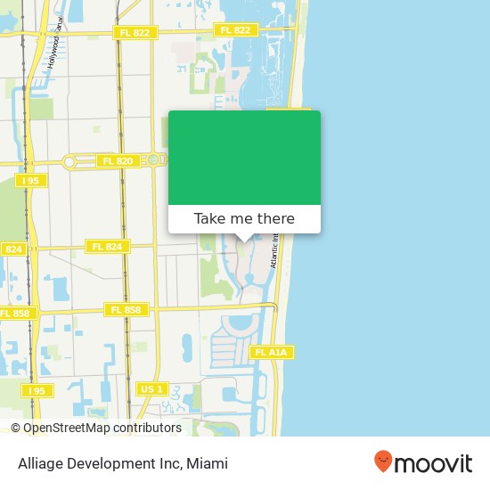 Alliage Development Inc map