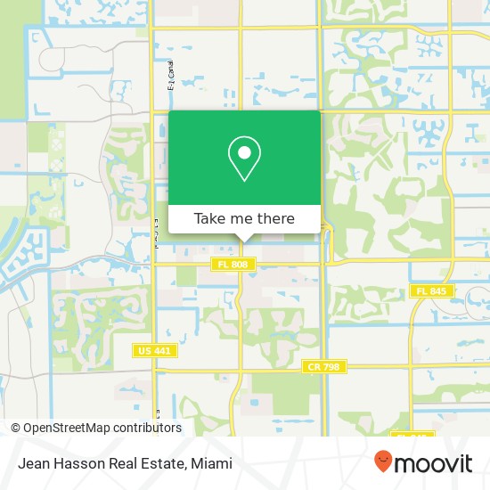 Jean Hasson Real Estate map
