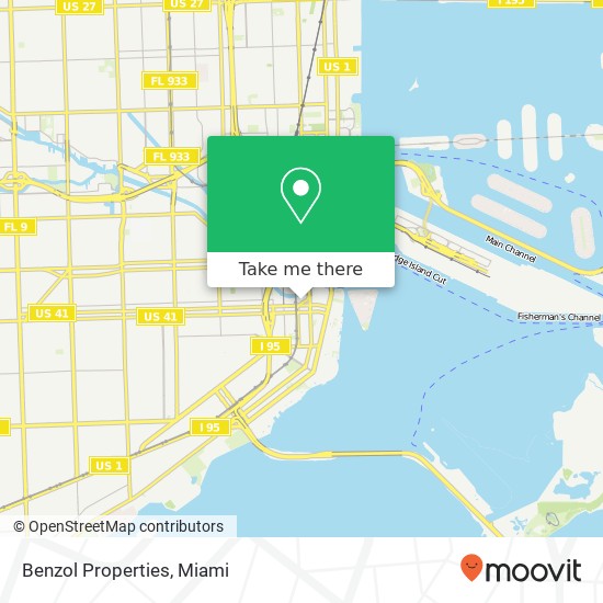 Benzol Properties map