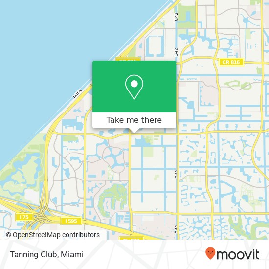 Tanning Club map