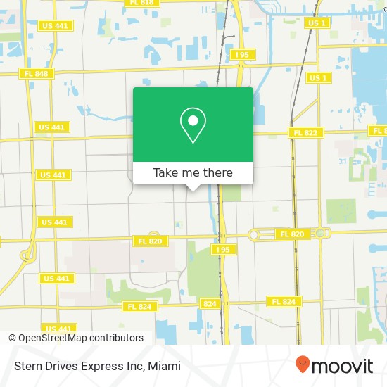 Mapa de Stern Drives Express Inc