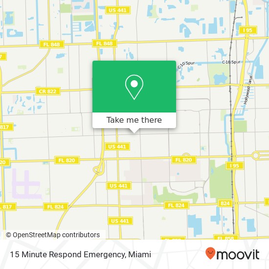 15 Minute Respond Emergency map