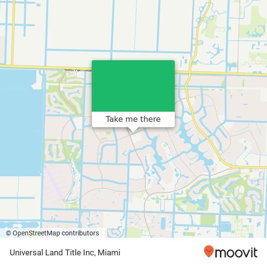 Mapa de Universal Land Title Inc