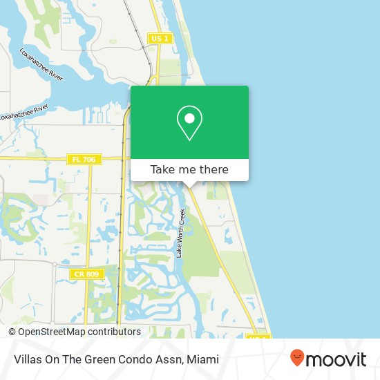 Mapa de Villas On The Green Condo Assn