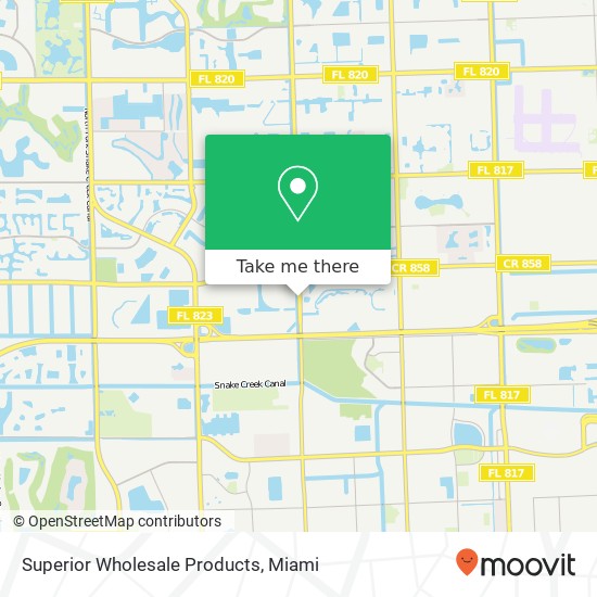 Superior Wholesale Products map