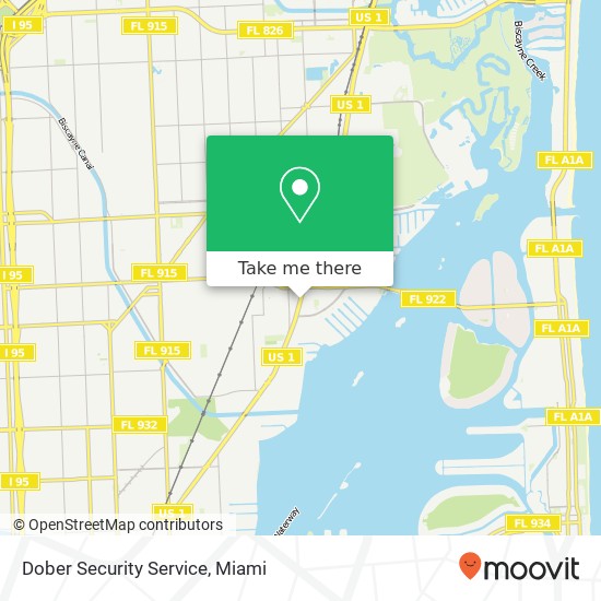 Dober Security Service map