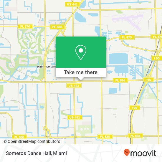 Mapa de Someros Dance Hall