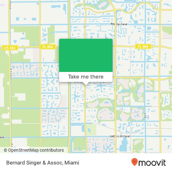 Bernard Singer & Assoc map