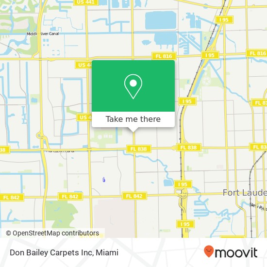 Mapa de Don Bailey Carpets Inc
