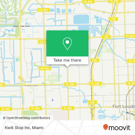 Mapa de Kwik Stop Inc