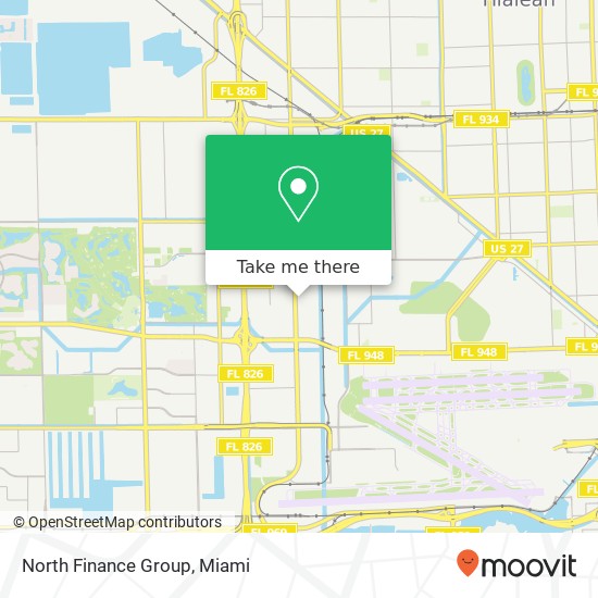 North Finance Group map