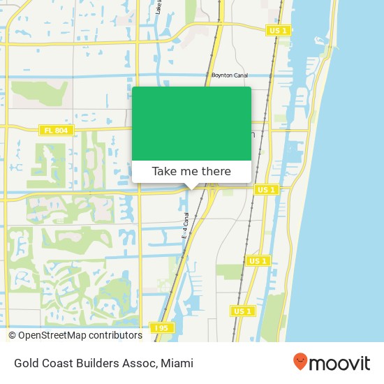 Gold Coast Builders Assoc map