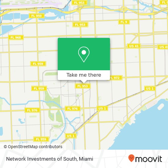 Mapa de Network Investments of South