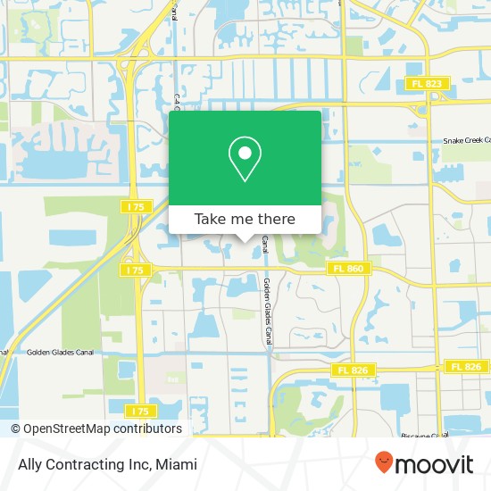Ally Contracting Inc map