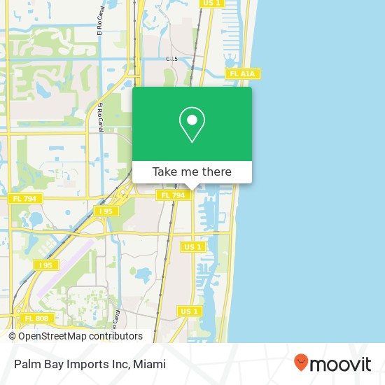 Palm Bay Imports Inc map