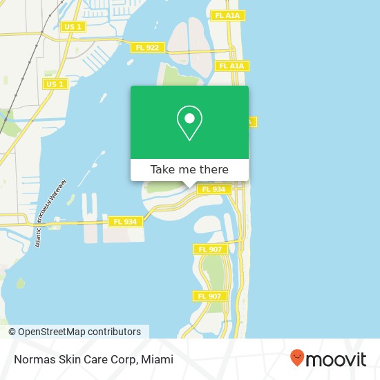 Normas Skin Care Corp map