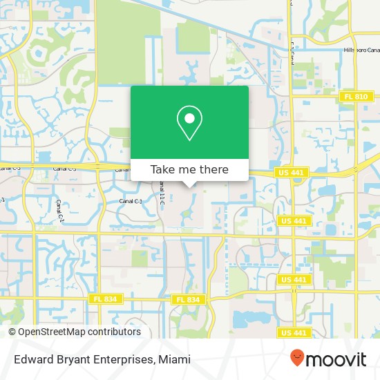 Edward Bryant Enterprises map