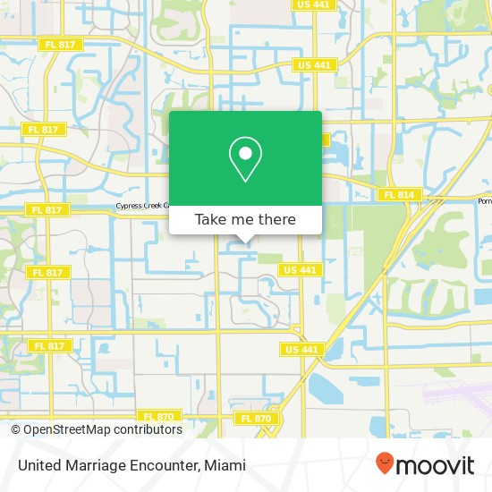 United Marriage Encounter map