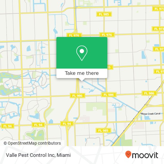 Valle Pest Control Inc map