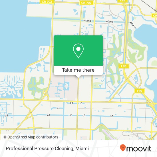 Professional Pressure Cleaning map