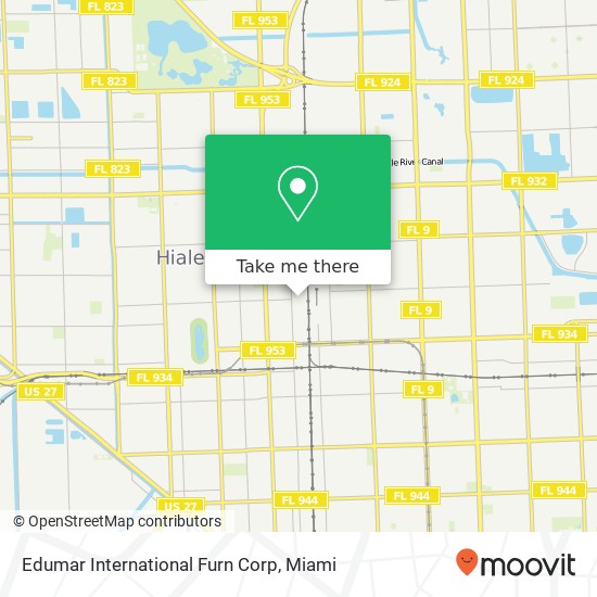 Edumar International Furn Corp map