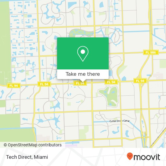 Tech Direct map