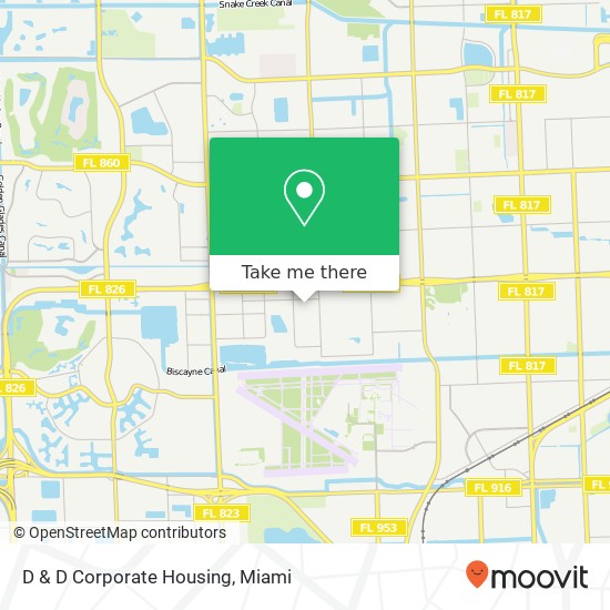 D & D Corporate Housing map