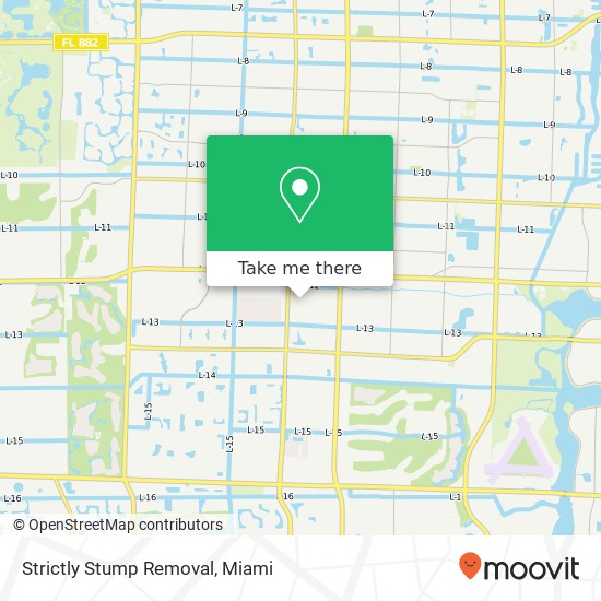 Mapa de Strictly Stump Removal