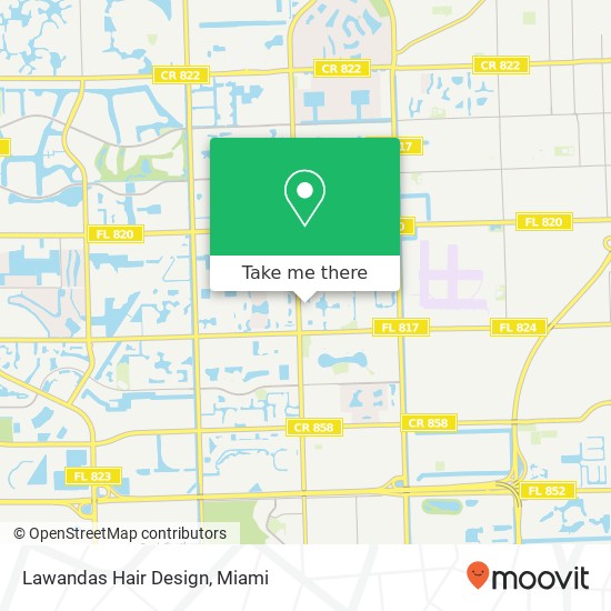 Lawandas Hair Design map