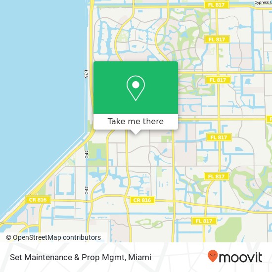 Mapa de Set Maintenance & Prop Mgmt