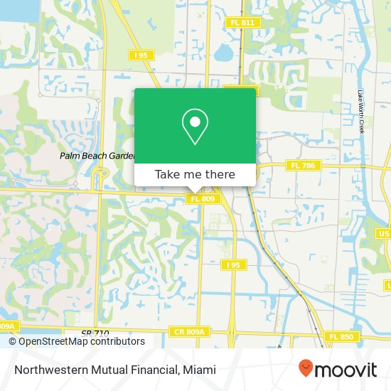 Northwestern Mutual Financial map