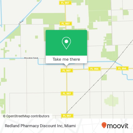 Mapa de Redland Pharmacy Discount Inc