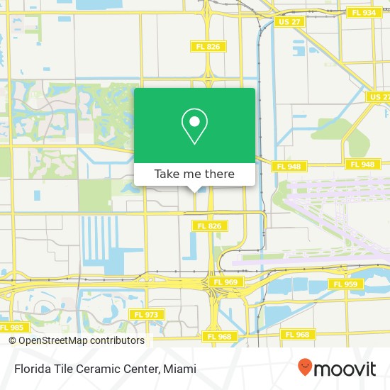 Mapa de Florida Tile Ceramic Center