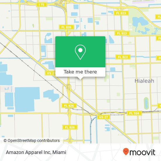 Amazon Apparel Inc map