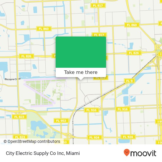 Mapa de City Electric Supply Co Inc