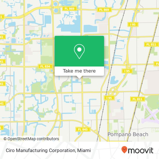 Ciro Manufacturing Corporation map