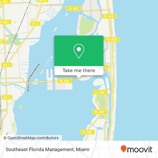 Southeast Florida Management map