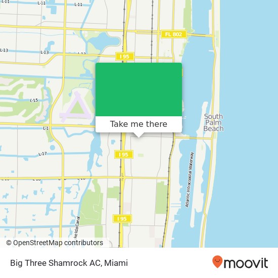 Mapa de Big Three Shamrock AC