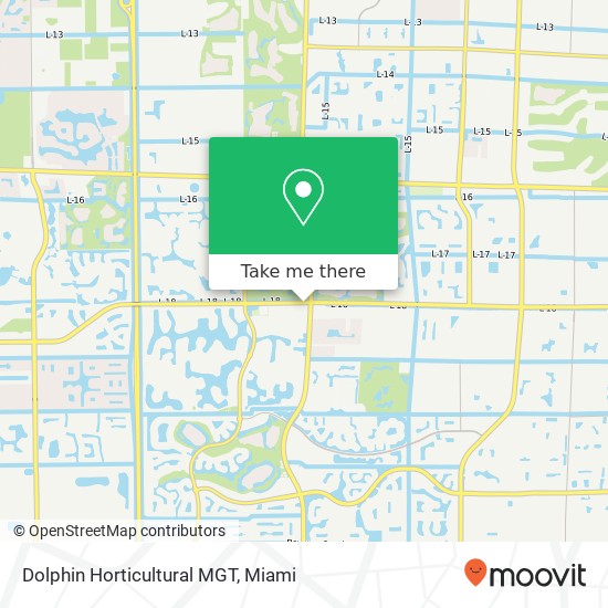 Dolphin Horticultural MGT map