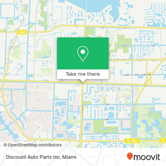 Discount Auto Parts Inc map