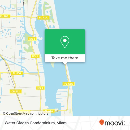 Water Glades Condominium map
