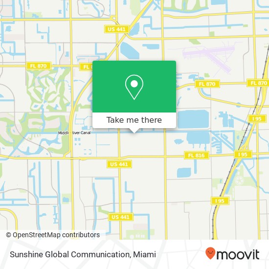 Sunshine Global Communication map