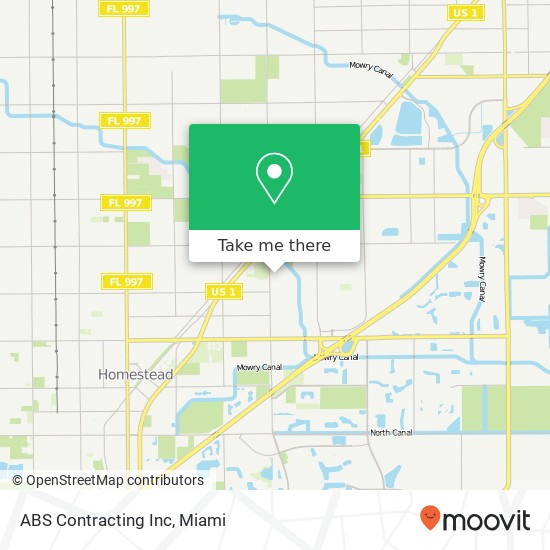 ABS Contracting Inc map