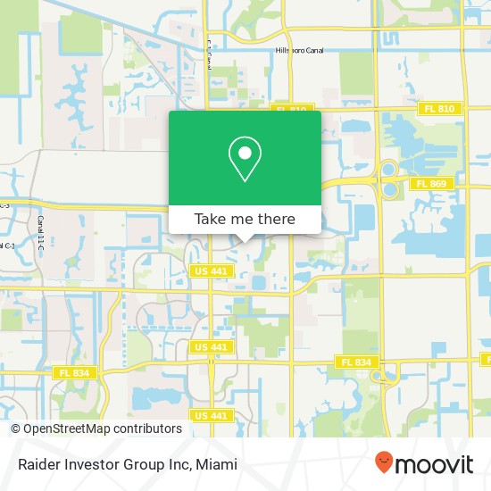Raider Investor Group Inc map